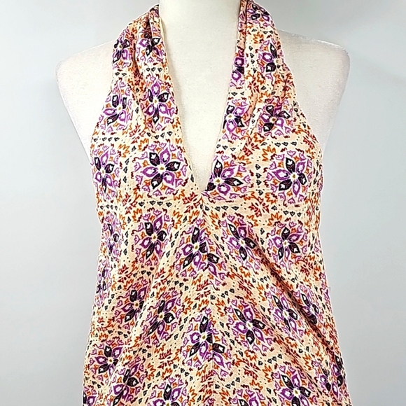 Free People Multicolor Floral Halter Dress - Picture 5 of 16